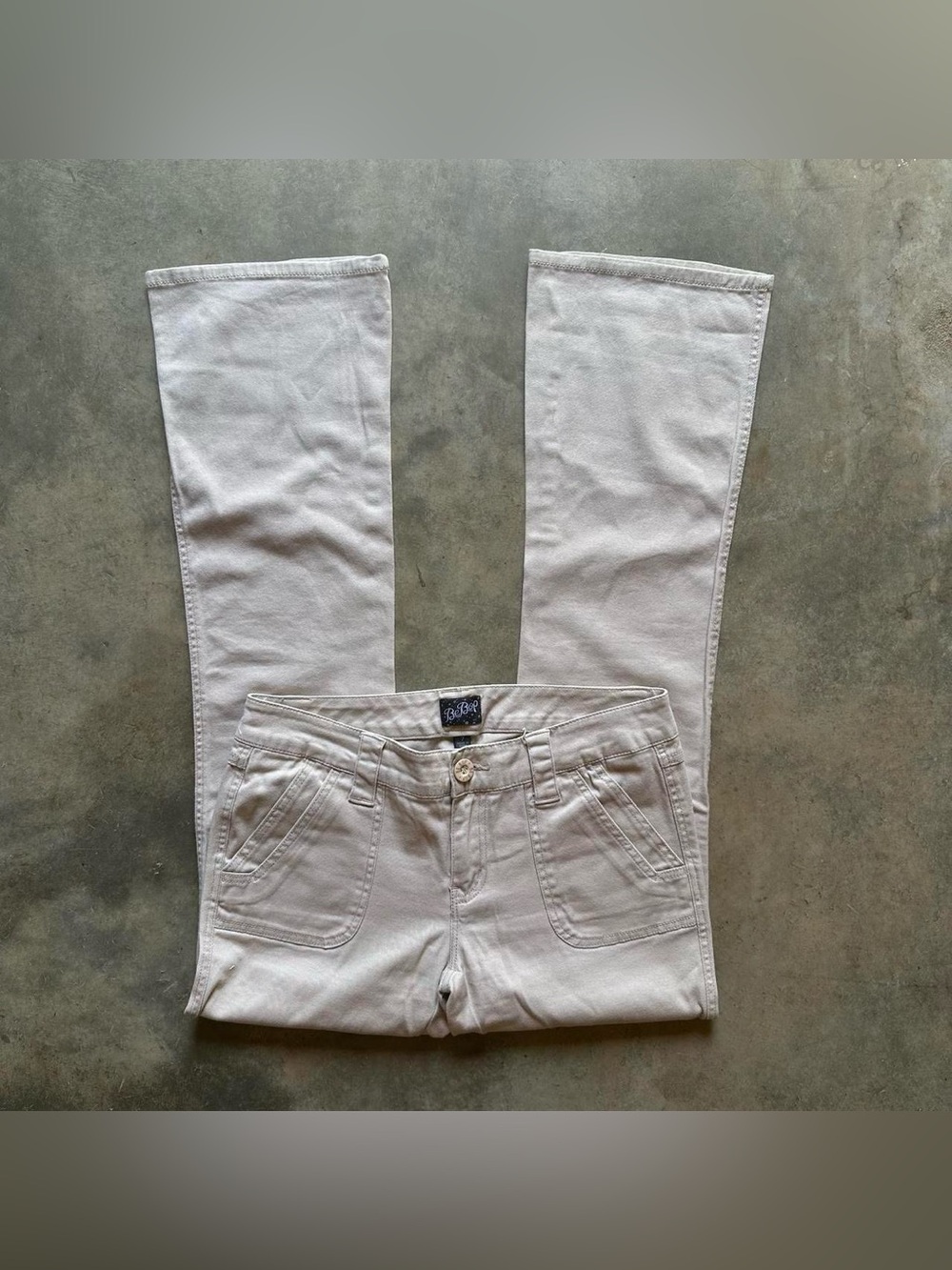 Y2K BeBop khaki low rise flares